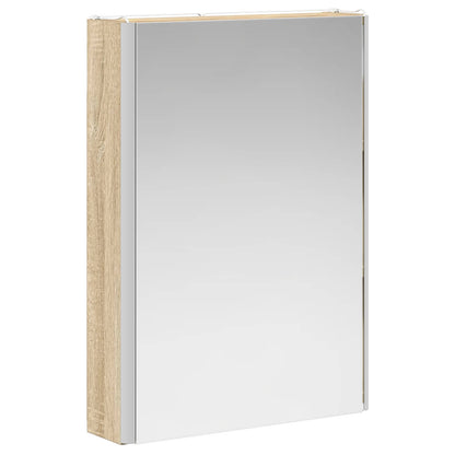 vidaXL Bathroom Mirror Cabinet Sonoma Oak 43 x 11.5 x 60.5 cm