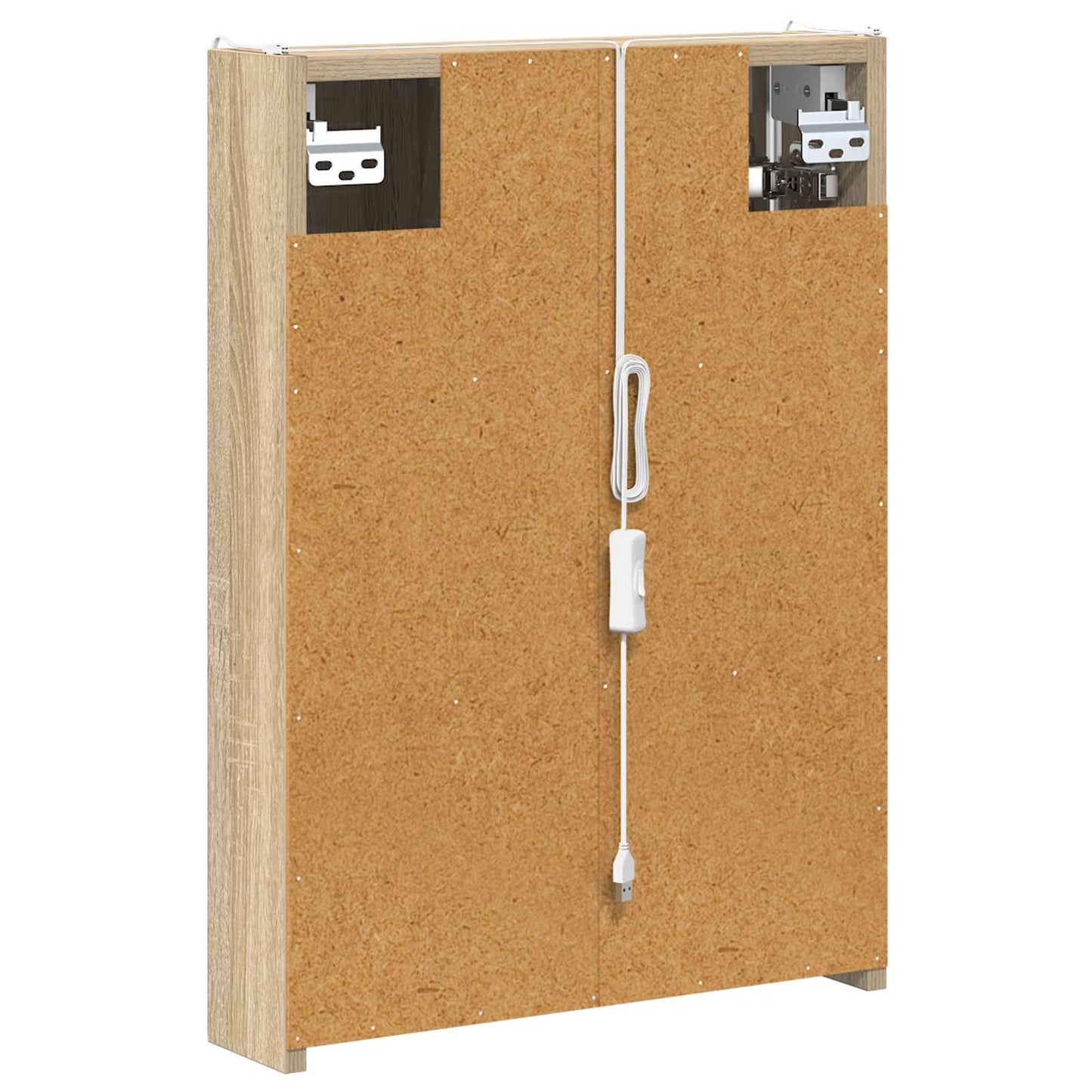 vidaXL Bathroom Mirror Cabinet Sonoma Oak 43 x 11.5 x 60.5 cm