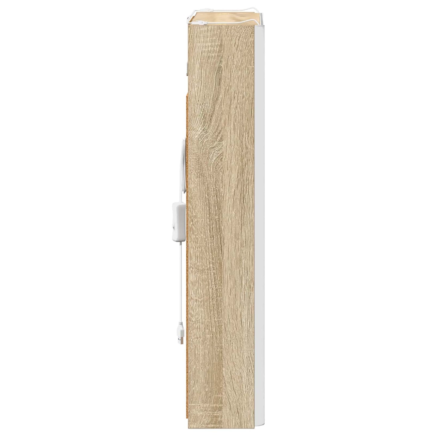 vidaXL Bathroom Mirror Cabinet Sonoma Oak 43 x 11.5 x 60.5 cm