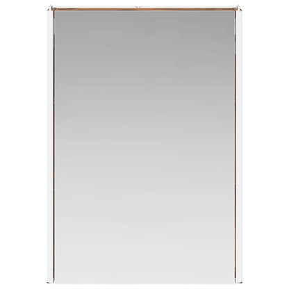 vidaXL Bathroom Mirror Cabinet Smoked Oak 43 x 11.5 x 60.5 cm