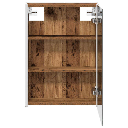 vidaXL Bathroom Mirror Cabinet Old Wood 43 x 11.5 x 60.5 cm