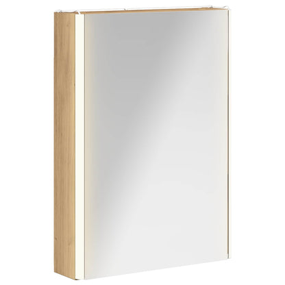 vidaXL Bathroom Mirror Cabinet Artisian Oak 43 x 11.5 x 60.5 cm