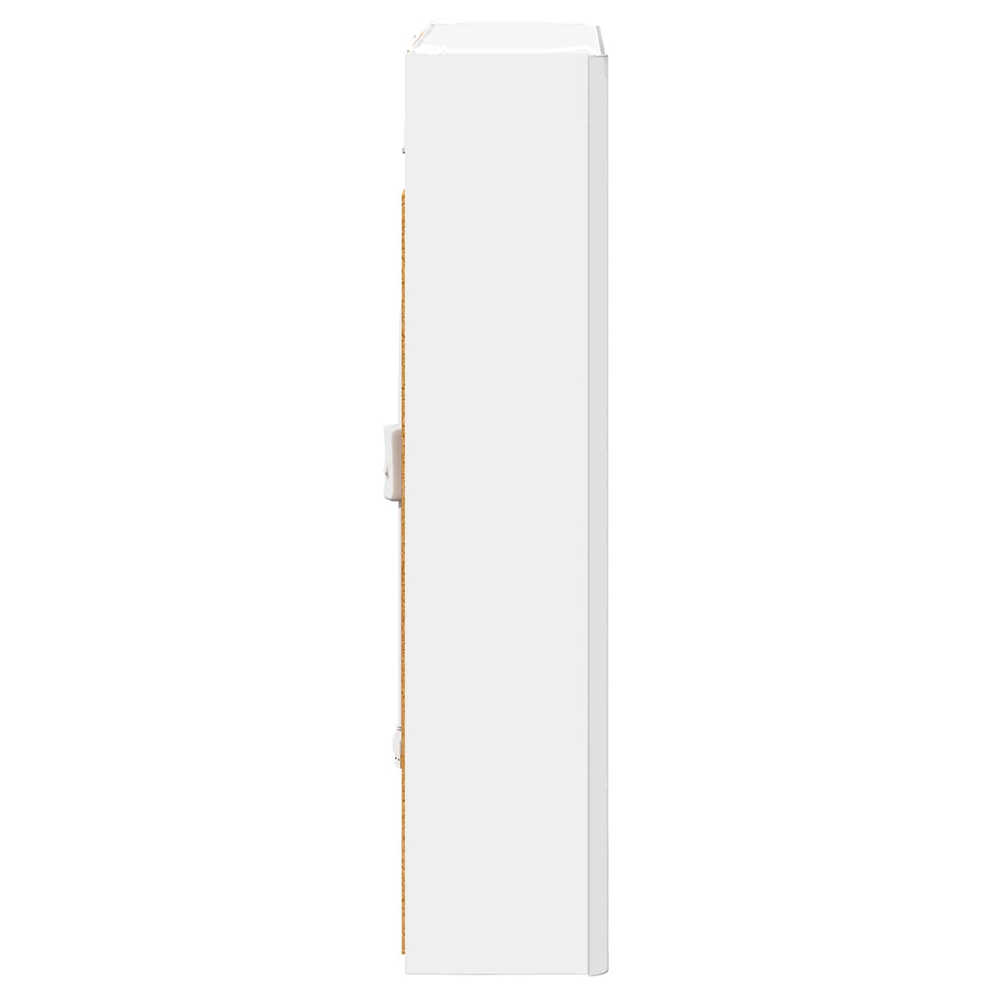 vidaXL Bathroom Mirror Cabinet White 53.5 x 15.5 x 70 cm