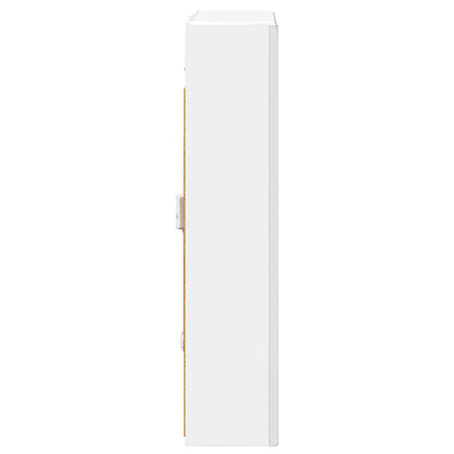 vidaXL Bathroom Mirror Cabinet White 53.5 x 15.5 x 70 cm