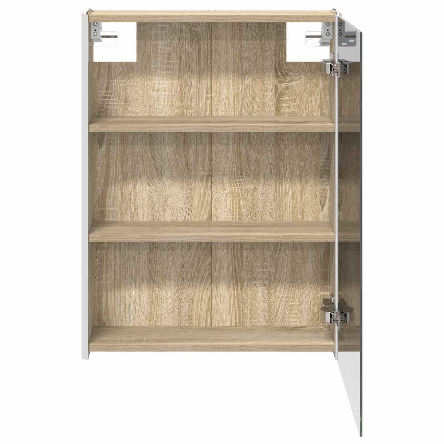 vidaXL Bathroom Mirror Cabinet Sonoma Oak 53.5 x 15.5 x 70 cm