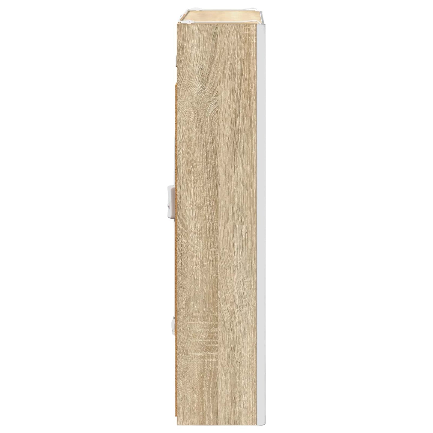 vidaXL Bathroom Mirror Cabinet Sonoma Oak 53.5 x 15.5 x 70 cm