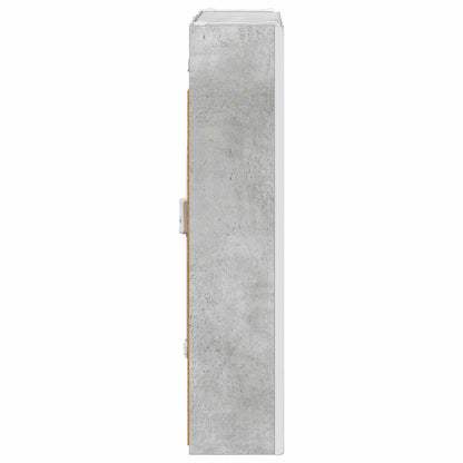 vidaXL Bathroom Mirror Cabinet Concrete Grey 53.5 x 15.5 x 70 cm