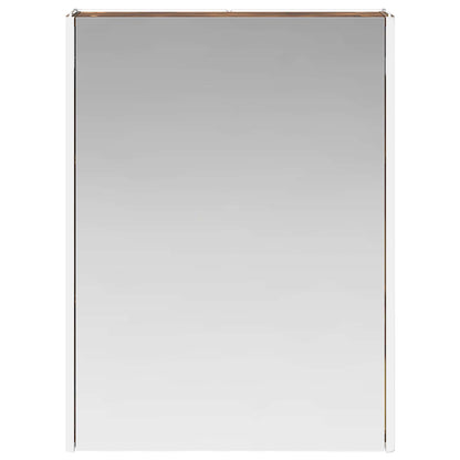 vidaXL Bathroom Mirror Cabinet Smoked Oak 53.5 x 15.5 x 70 cm