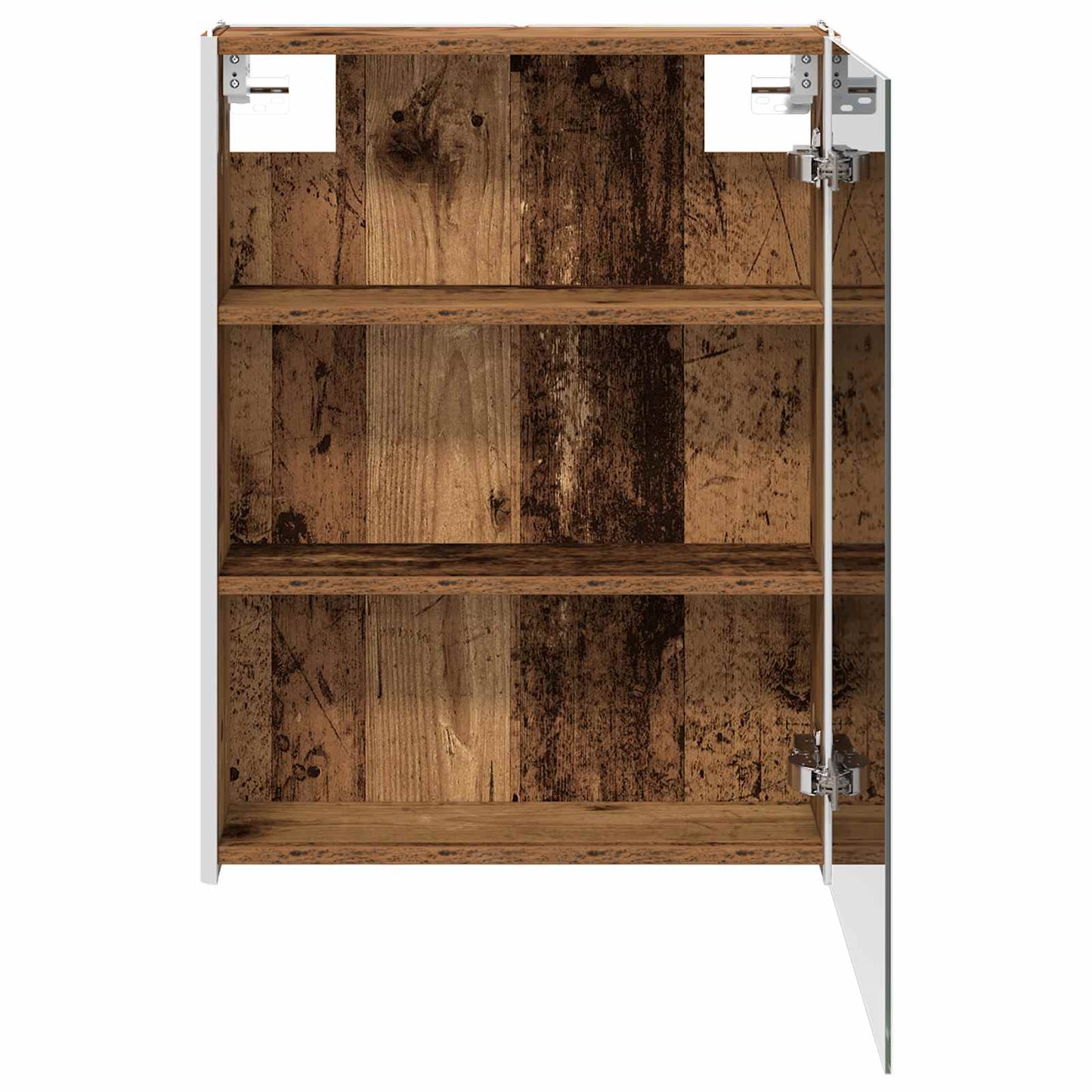 vidaXL Bathroom Mirror Cabinet Old Wood 53.5 x 15.5 x 70 cm