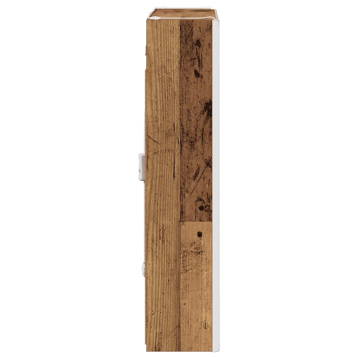 vidaXL Bathroom Mirror Cabinet Old Wood 53.5 x 15.5 x 70 cm