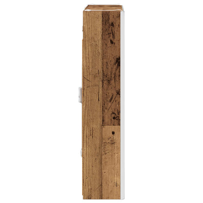 vidaXL Bathroom Mirror Cabinet Old Wood 53.5 x 15.5 x 70 cm