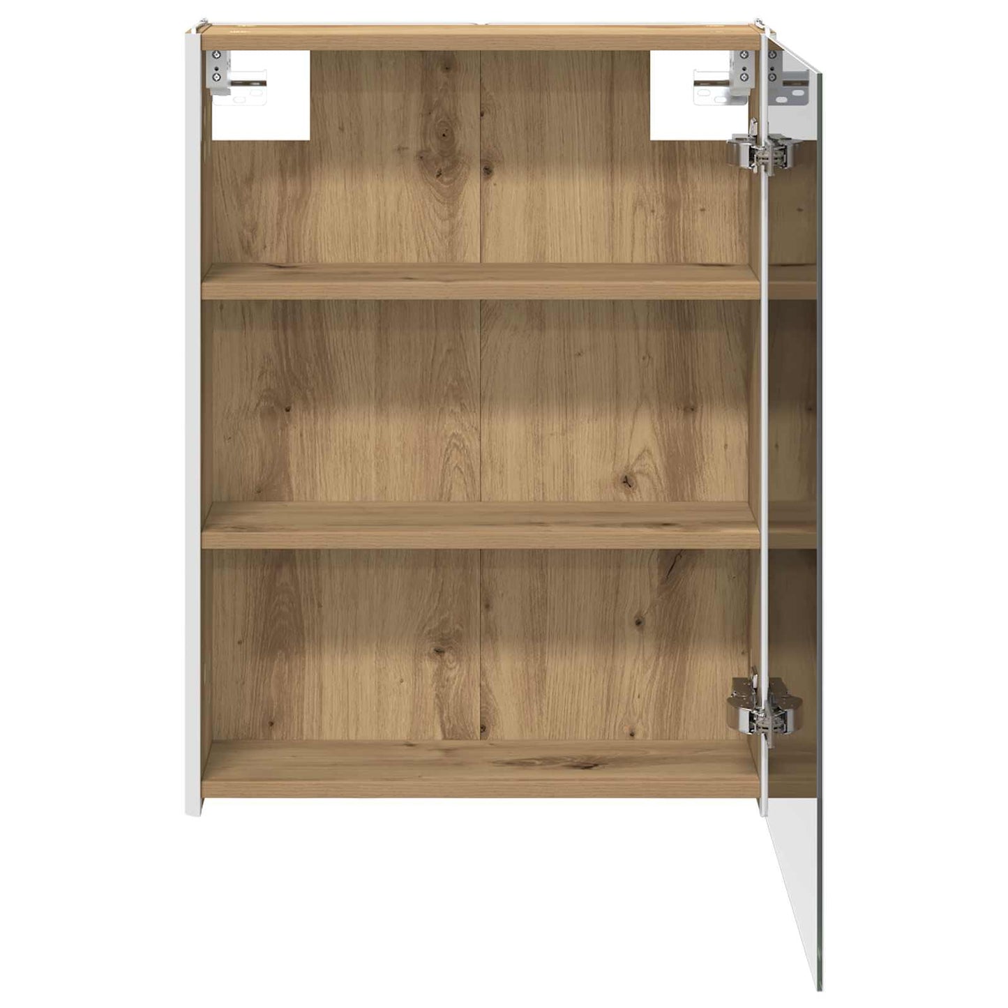 vidaXL Bathroom Mirror Cabinet Artisian Oak 53.5 x 15.5 x 70 cm