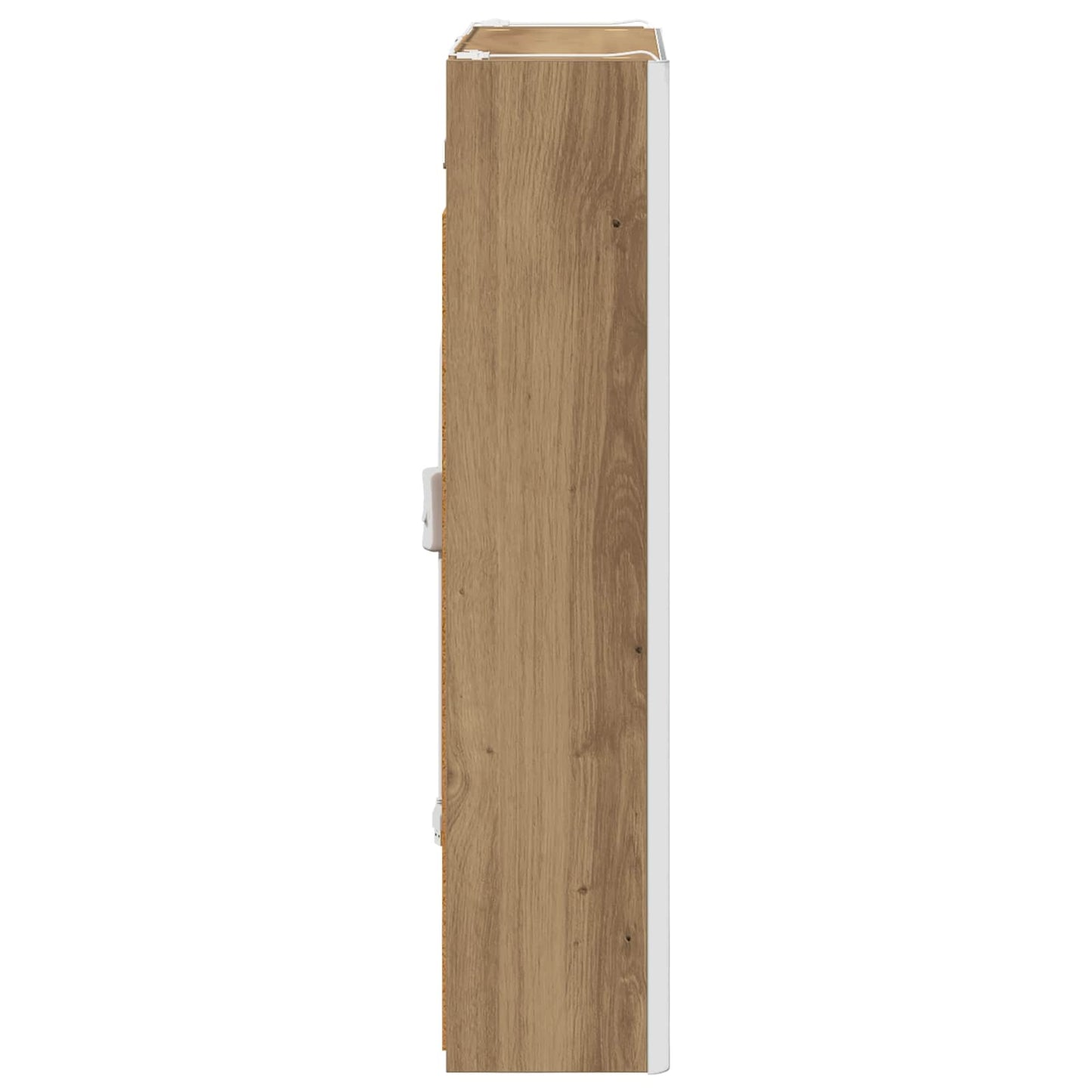 vidaXL Bathroom Mirror Cabinet Artisian Oak 53.5 x 15.5 x 70 cm