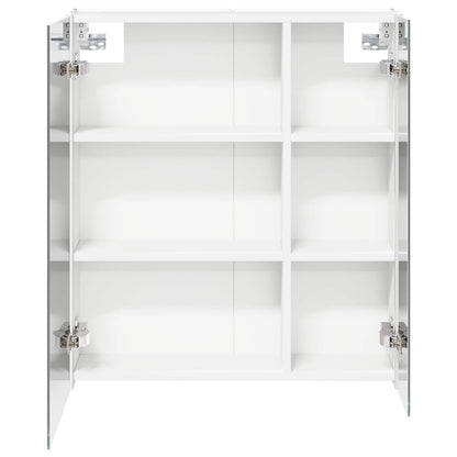 vidaXL Bathroom Mirror Cabinet White 63.5 x 15.5 x 70 cm