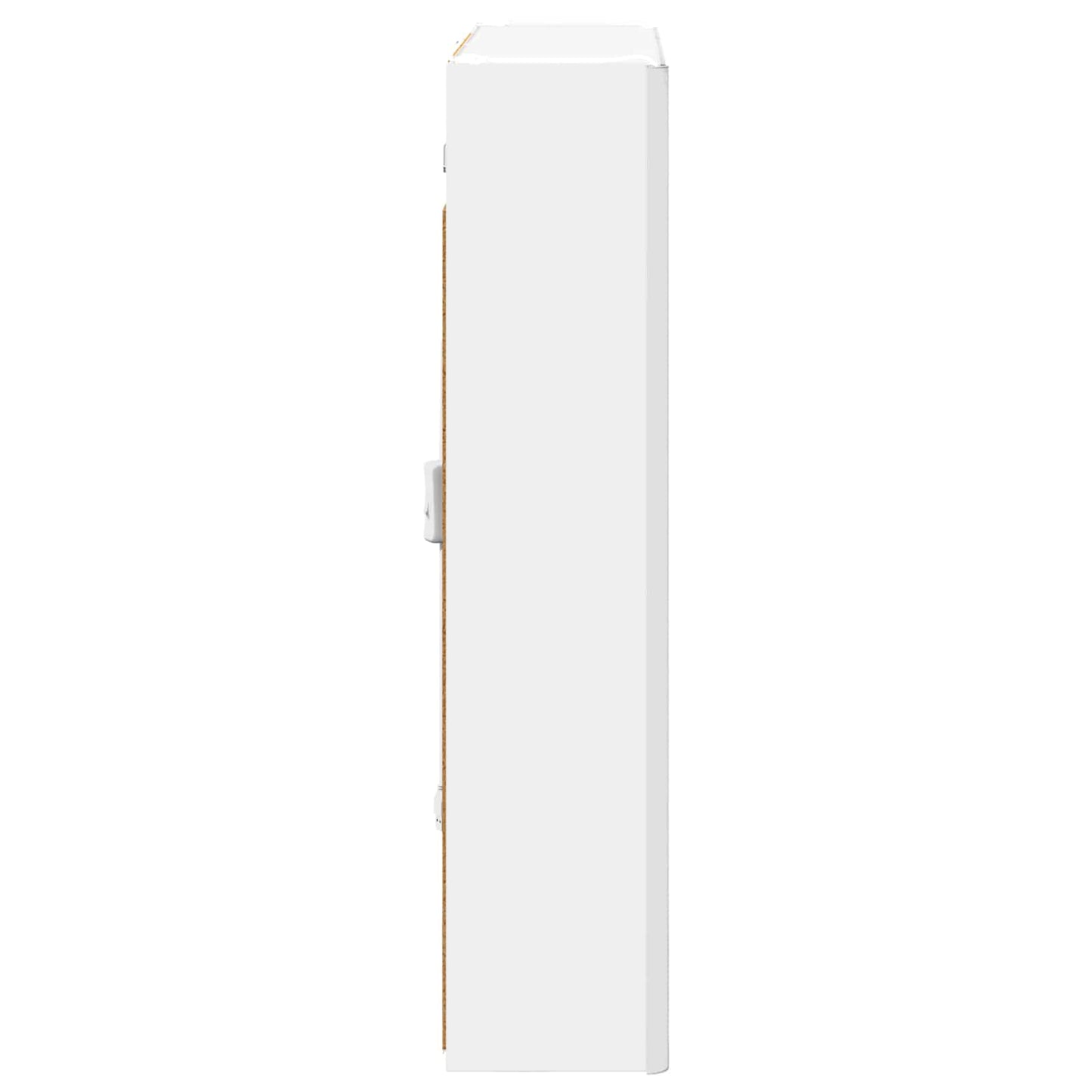 vidaXL Bathroom Mirror Cabinet White 63.5 x 15.5 x 70 cm