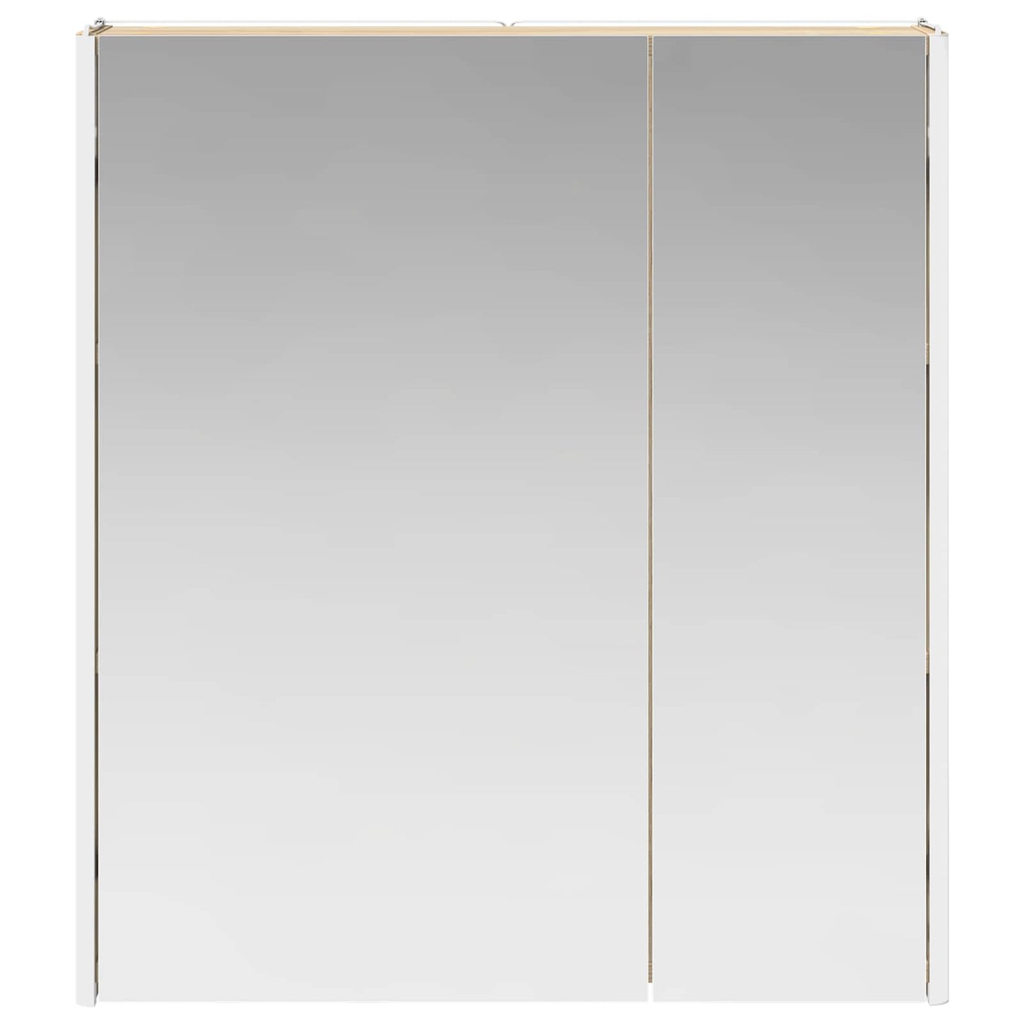 vidaXL Bathroom Mirror Cabinet Sonoma Oak 63.5 x 15.5 x 70 cm