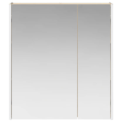 vidaXL Bathroom Mirror Cabinet Sonoma Oak 63.5 x 15.5 x 70 cm