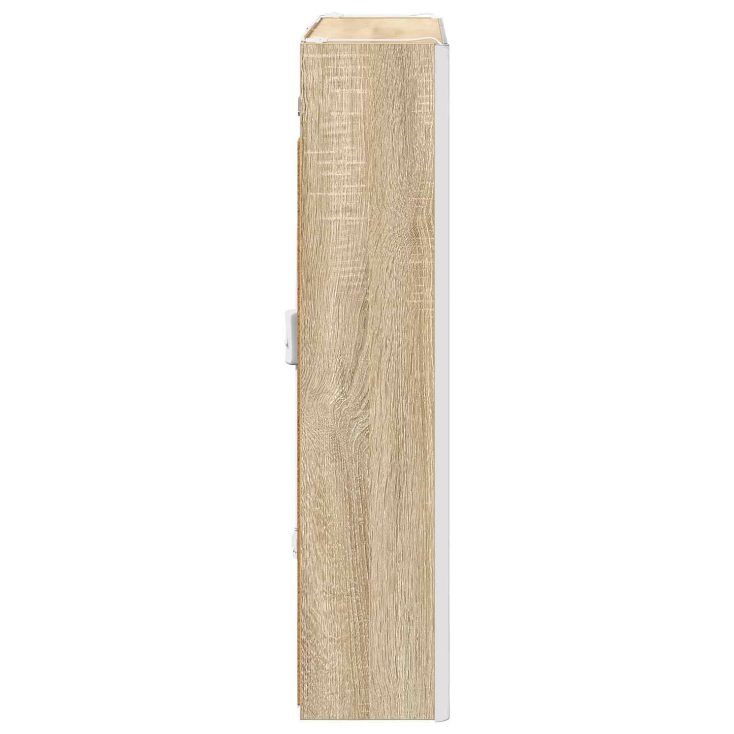 vidaXL Bathroom Mirror Cabinet Sonoma Oak 63.5 x 15.5 x 70 cm