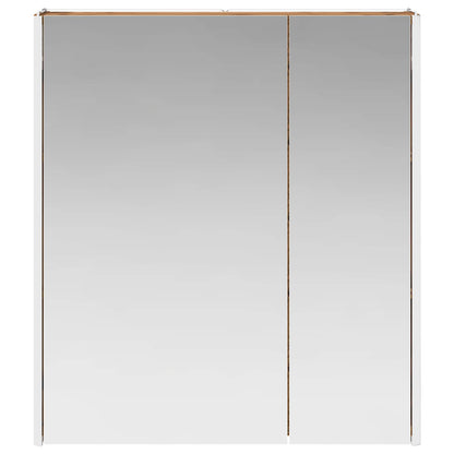 vidaXL Bathroom Mirror Cabinet Old Wood 63.5 x 15.5 x 70 cm