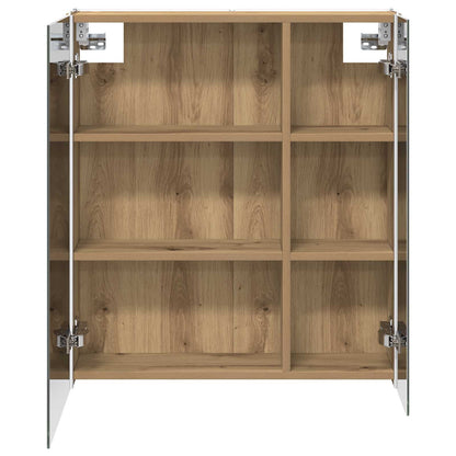 vidaXL Bathroom Mirror Cabinet Artisian Oak 63.5 x 15.5 x 70 cm