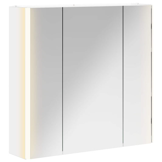 vidaXL Bathroom Mirror Cabinet White 63.5 x 15.5 x 60.5 cm