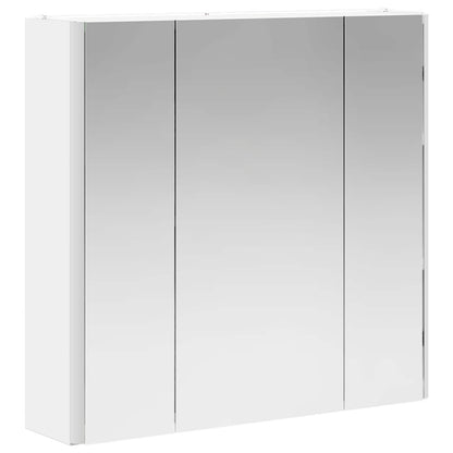 vidaXL Bathroom Mirror Cabinet White 63.5 x 15.5 x 60.5 cm