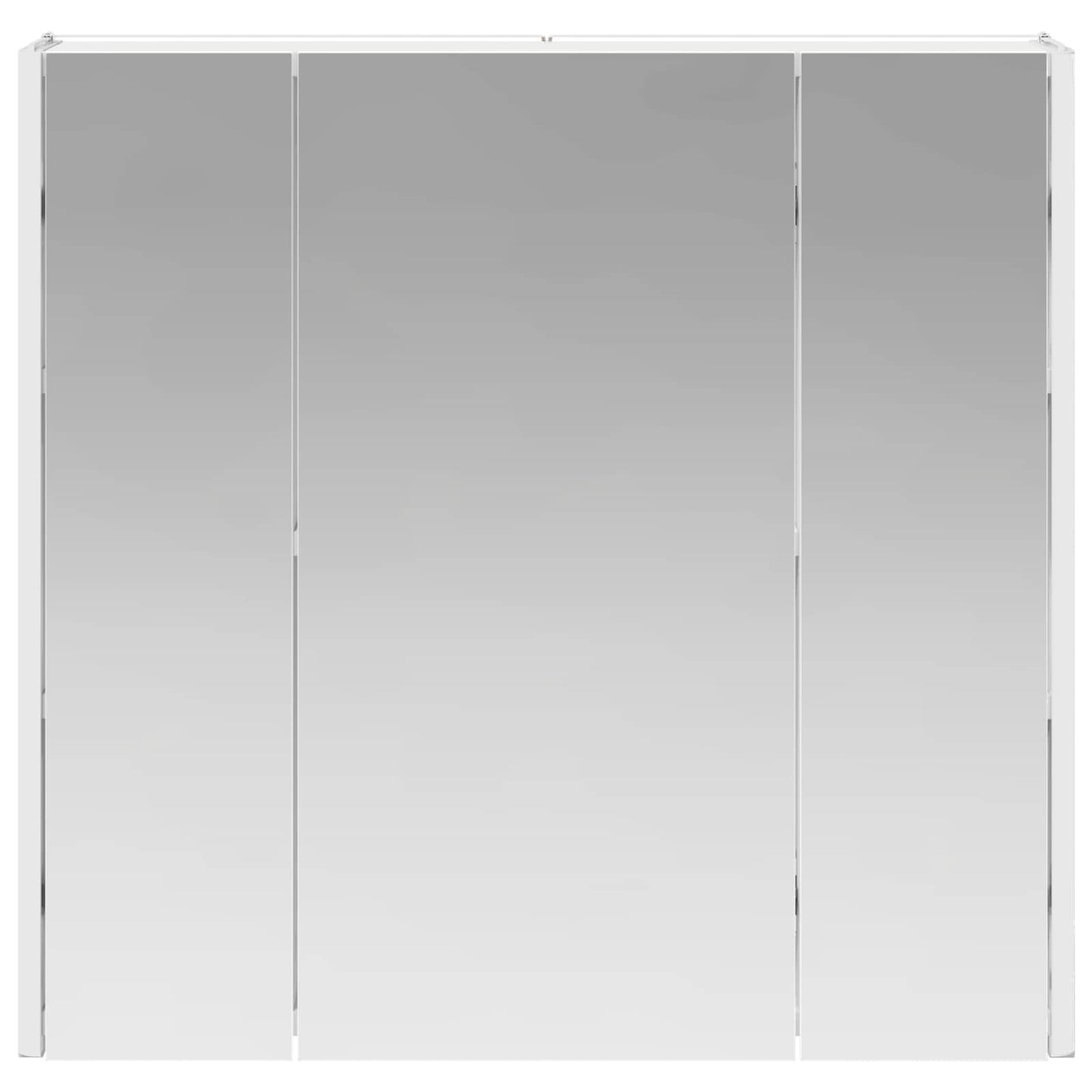 vidaXL Bathroom Mirror Cabinet White 63.5 x 15.5 x 60.5 cm