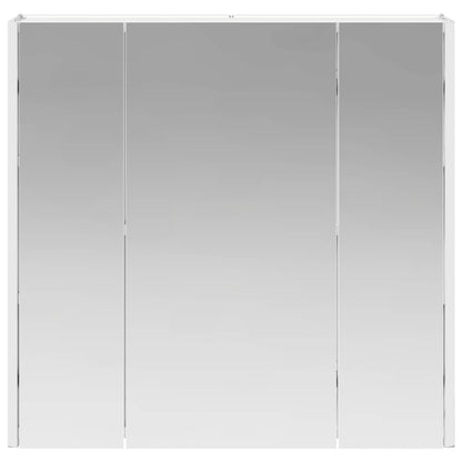 vidaXL Bathroom Mirror Cabinet White 63.5 x 15.5 x 60.5 cm
