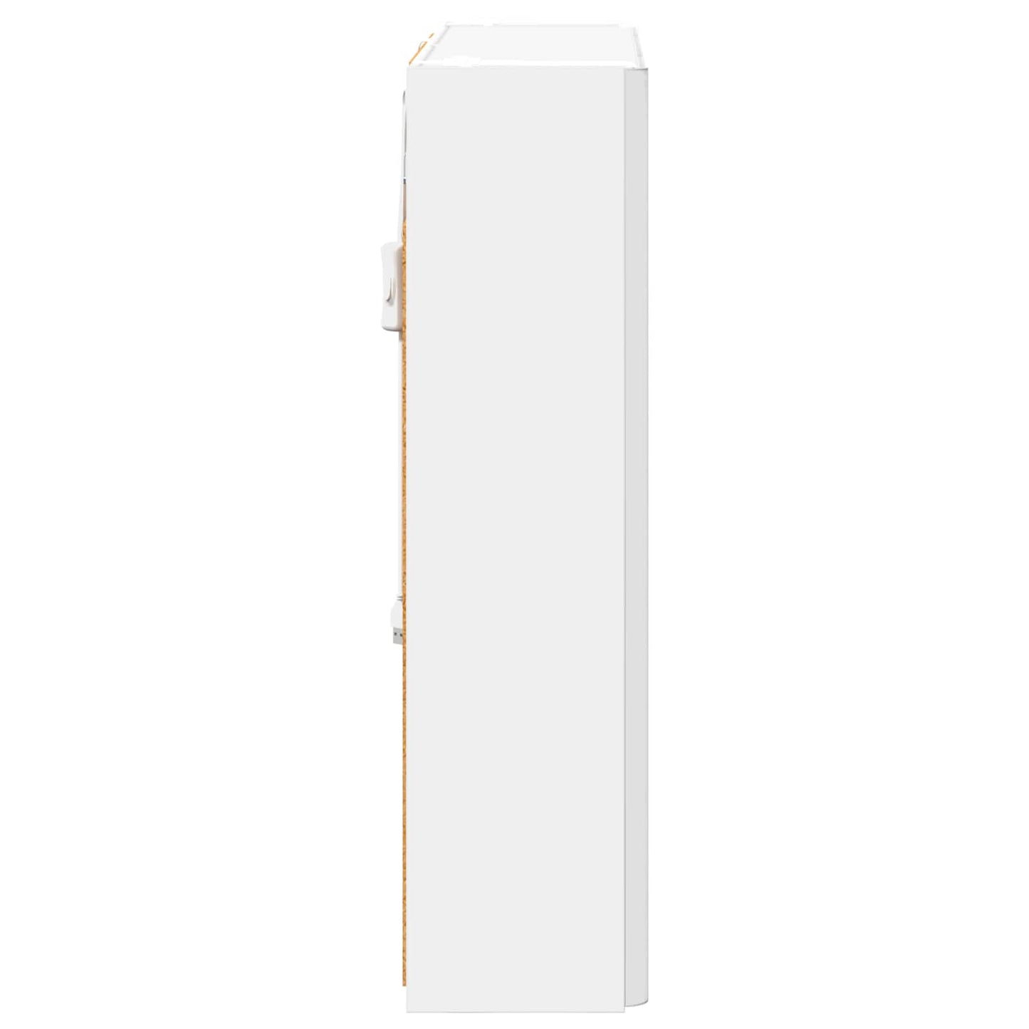 vidaXL Bathroom Mirror Cabinet White 63.5 x 15.5 x 60.5 cm