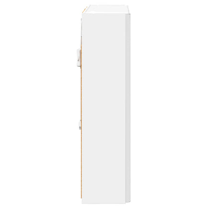 vidaXL Bathroom Mirror Cabinet White 63.5 x 15.5 x 60.5 cm