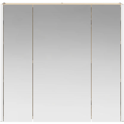 vidaXL Bathroom Mirror Cabinet Sonoma Oak 63.5 x 15.5 x 60.5 cm