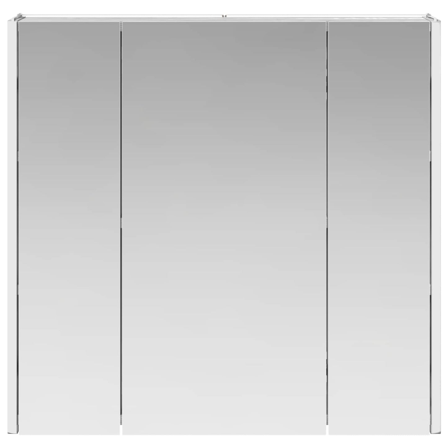 vidaXL Bathroom Mirror Cabinet Grey Sonoma 63.5 x 15.5 x 60.5 cm