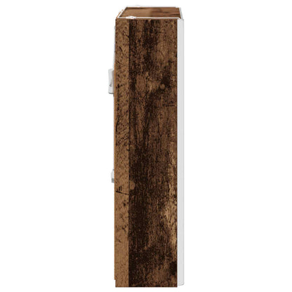 vidaXL Bathroom Mirror Cabinet Old Wood 63.5 x 15.5 x 60.5 cm