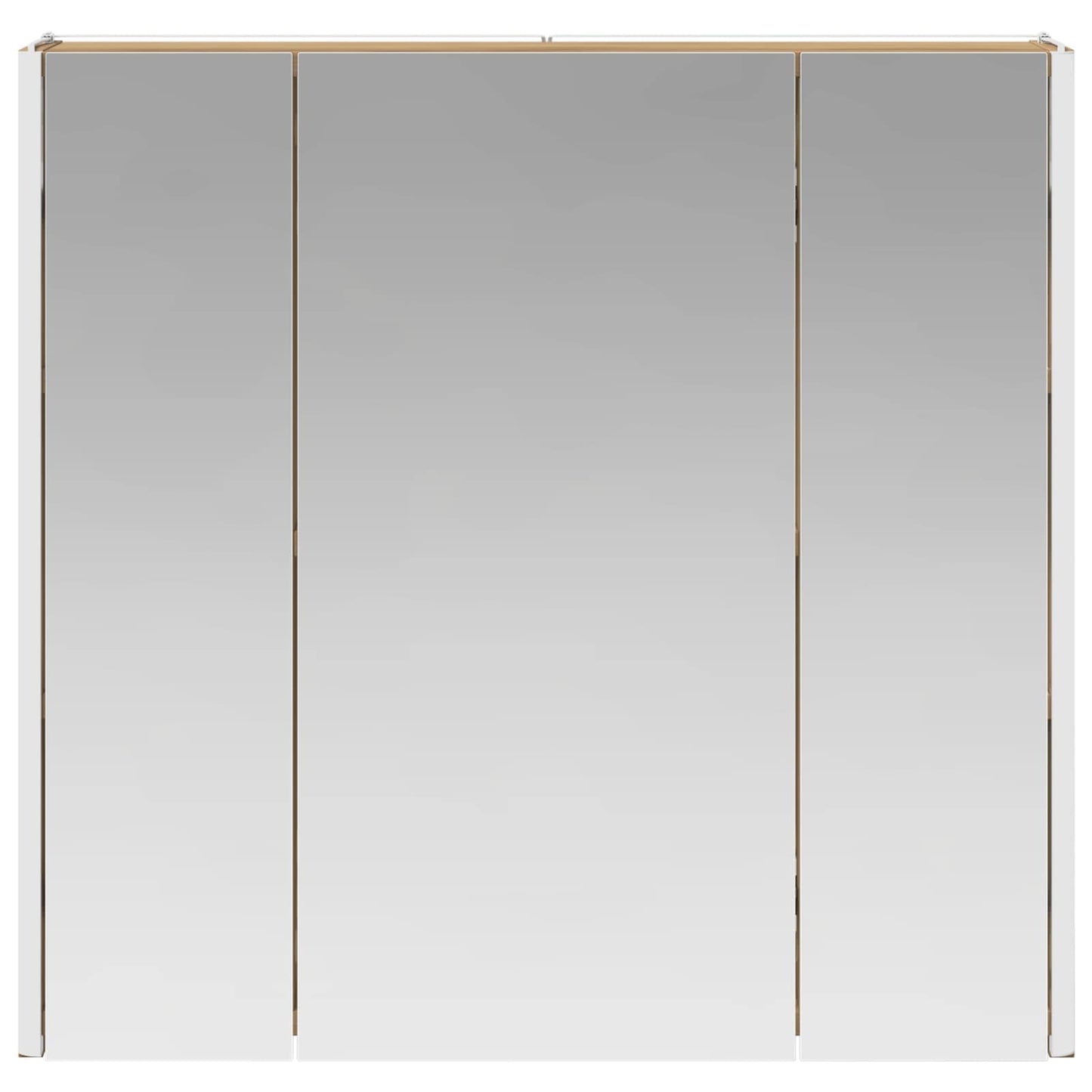vidaXL Bathroom Mirror Cabinet Artisian Oak 63.5 x 15.5 x 60.5 cm