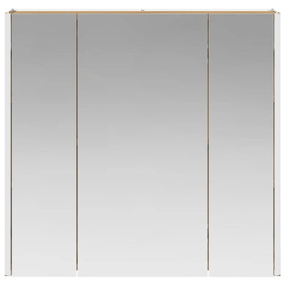 vidaXL Bathroom Mirror Cabinet Artisian Oak 63.5 x 15.5 x 60.5 cm