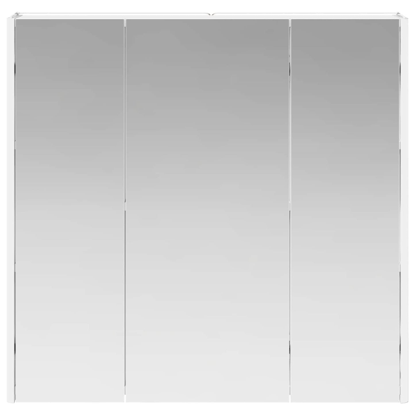 vidaXL Bathroom Mirror Cabinet with Shelf White 73.5 x 15.5 x 70 cm