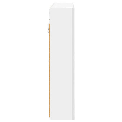 vidaXL Bathroom Mirror Cabinet with Shelf White 73.5 x 15.5 x 70 cm