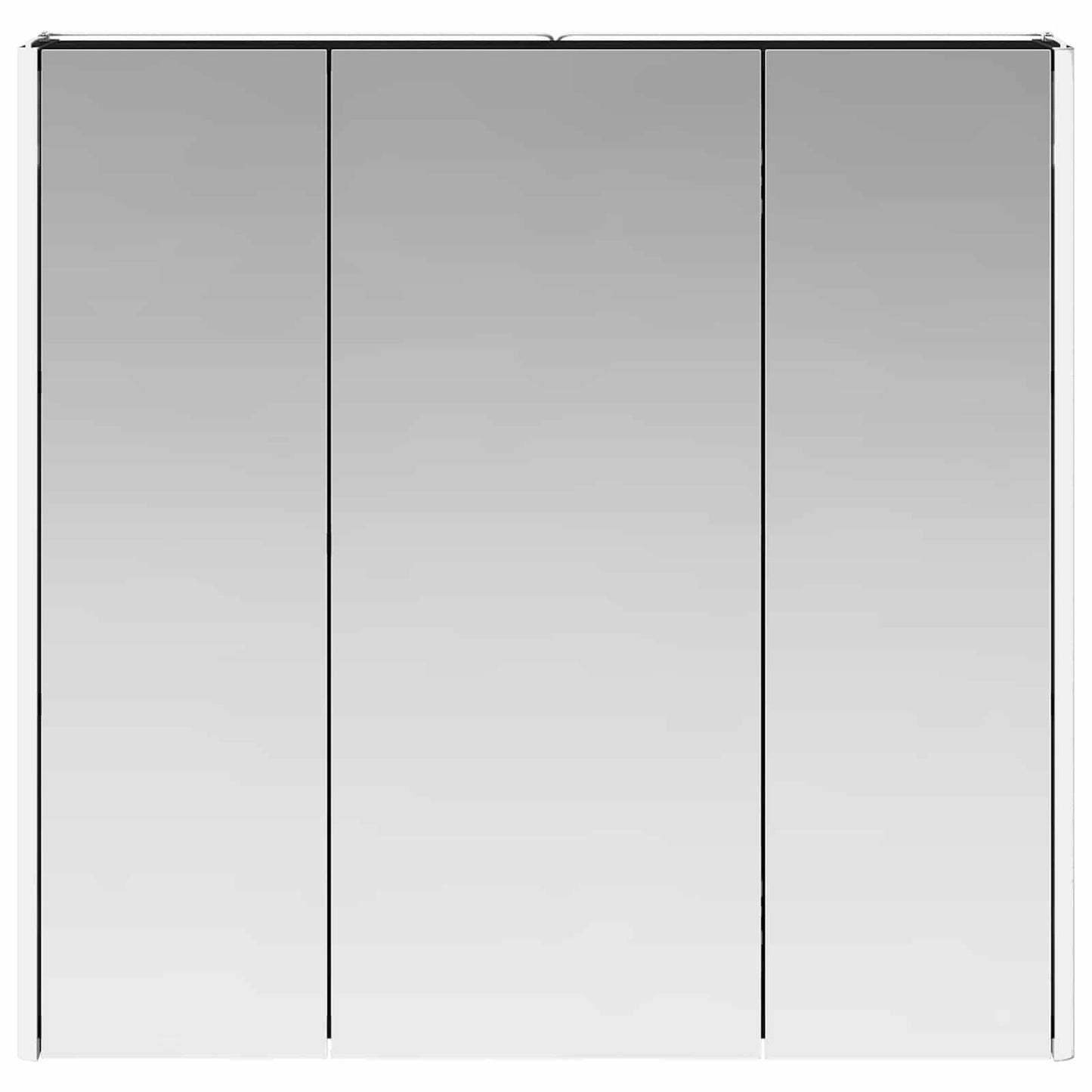 vidaXL Bathroom Mirror Cabinet with Door Black Oak 73.5 x 15.5 x 70 cm