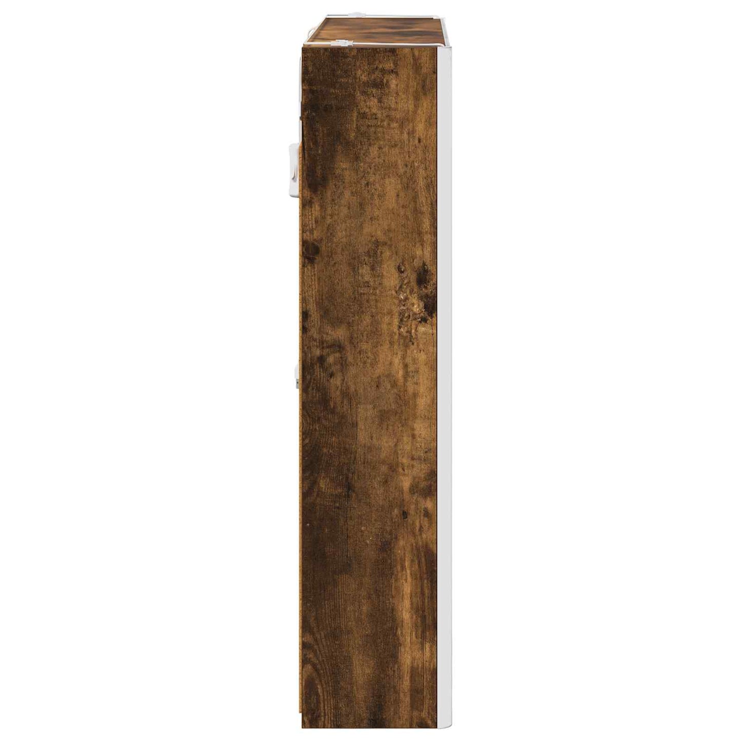 vidaXL Bathroom Mirror Cabinet Smoked Oak 73.5 x 15.5 x 70 cm
