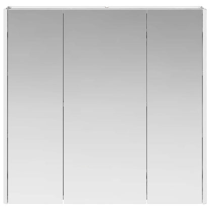 vidaXL Bathroom Mirror Cabinet Grey Sonoma 73.5 x 15.5 x 70 cm