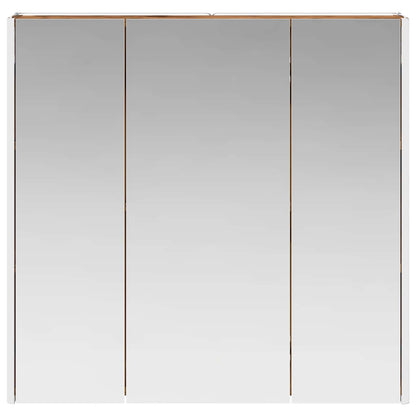 vidaXL Bathroom Mirror Cabinet with Shelf Old Wood 73.5 x 15.5 x 70 cm