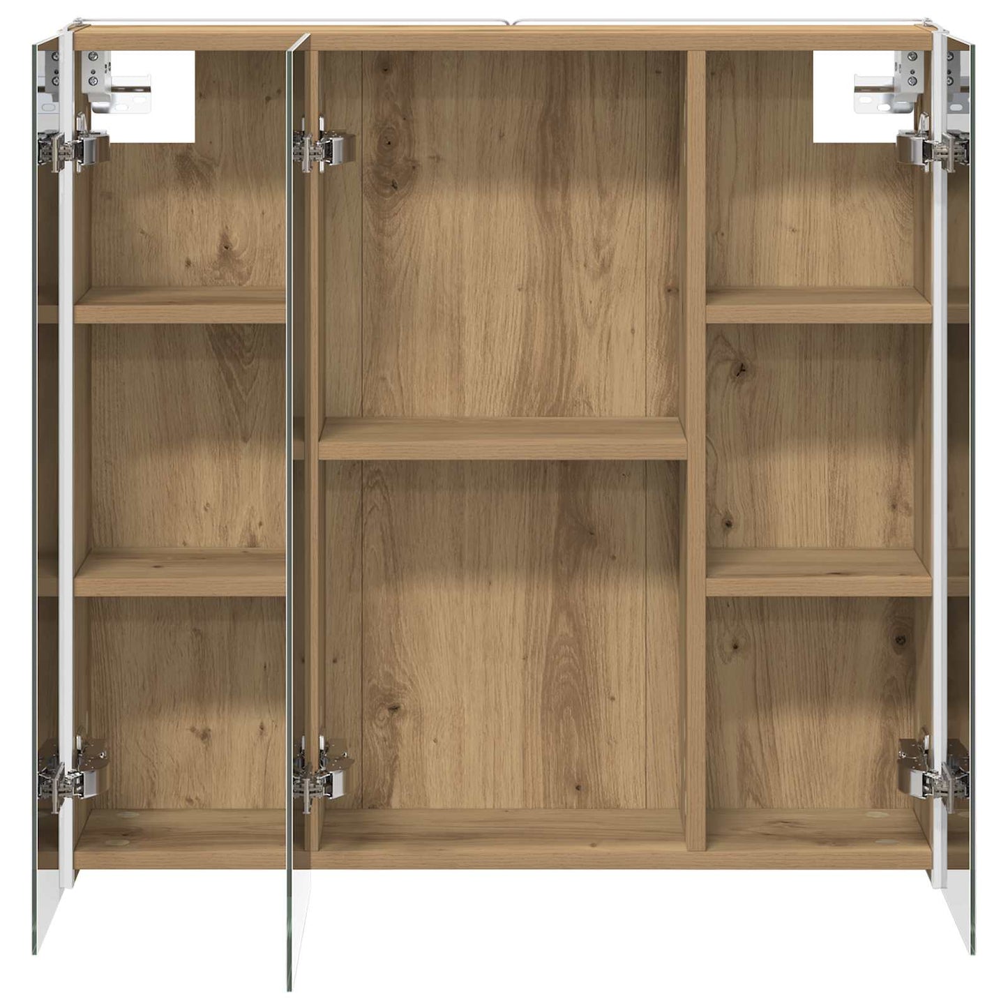 vidaXL Bathroom Mirror Cabinet Artisian Oak 73.5 x 15.5 x 70 cm