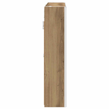 vidaXL Bathroom Mirror Cabinet Artisian Oak 73.5 x 15.5 x 70 cm