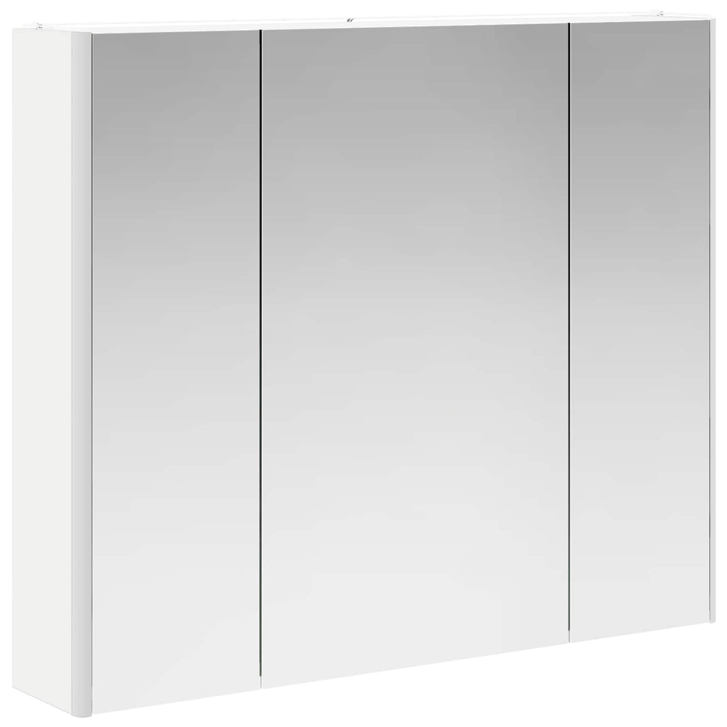 vidaXL Bathroom Mirror Cabinet White 83.5 x 15.5 x 70 cm
