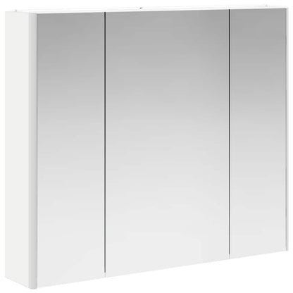 vidaXL Bathroom Mirror Cabinet White 83.5 x 15.5 x 70 cm
