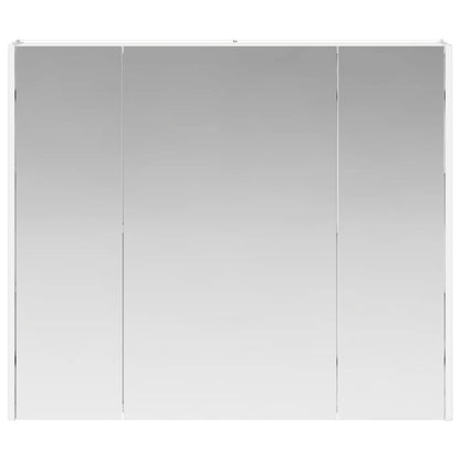 vidaXL Bathroom Mirror Cabinet White 83.5 x 15.5 x 70 cm