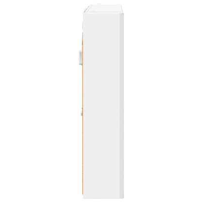 vidaXL Bathroom Mirror Cabinet White 83.5 x 15.5 x 70 cm