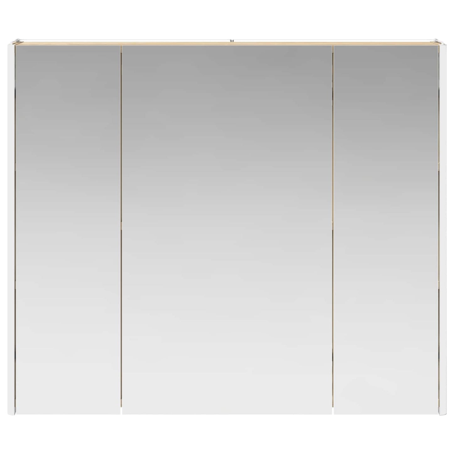 vidaXL Bathroom Mirror Cabinet Sonoma Oak 83.5 x 15.5 x 70 cm