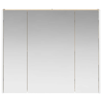 vidaXL Bathroom Mirror Cabinet Sonoma Oak 83.5 x 15.5 x 70 cm