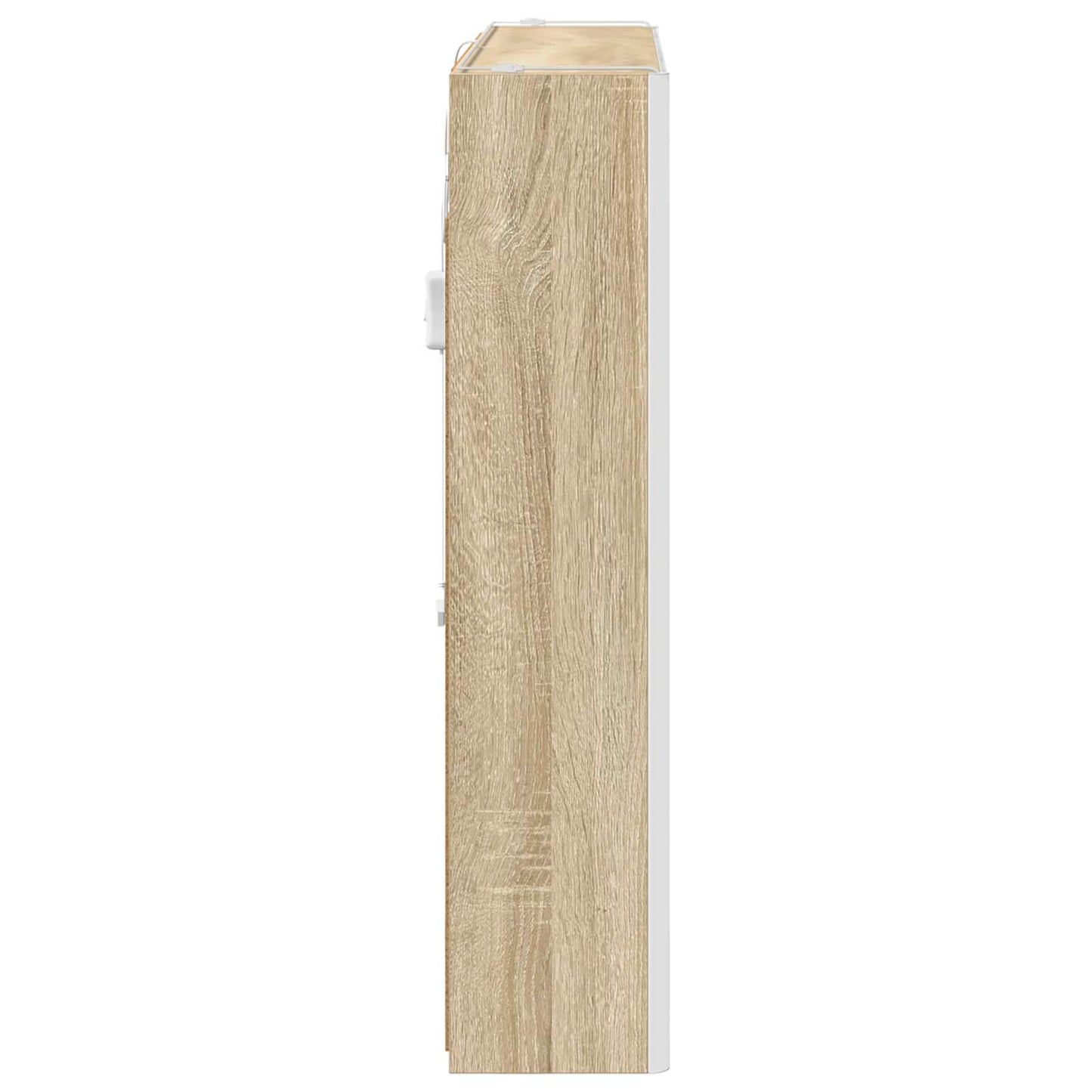 vidaXL Bathroom Mirror Cabinet Sonoma Oak 83.5 x 15.5 x 70 cm